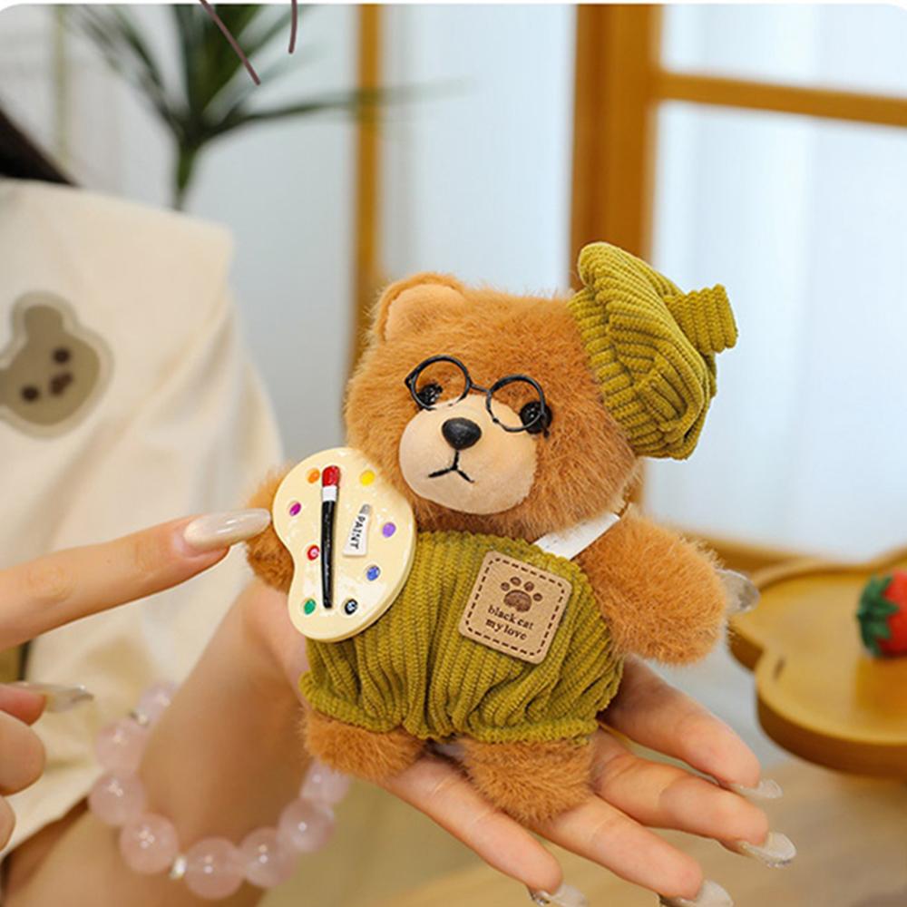 Kawaii Bär Plüschtier Schlüsselanhänger Mehrere Stile Stofftier Für Jungen Mädchen Kinder Weiche Puppe Heimdeko Rucksack Tasche Anhänger Niedliche Geschenke