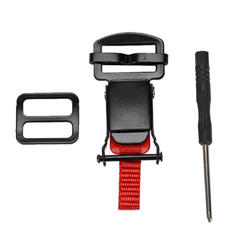 Quick Release Mechanism Fastener Buckle for Motorcycle Helmets Chin Strap Adapter, Simple Installation, No Tools Needed