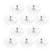 10Pcs Stainsless Steels Squid Hook Sea Fishings Fishes Hook Squid Jig Fishings Baits Hook Barbed Umbrellas Fishings Hook