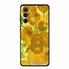 For Samsung M06 M16 M36 3D Flowers Case Soft Silicone Bumper Emboss Phone Cases for Samsung Galaxy M 06 16 36 Back Protect Cover
