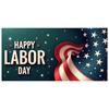 Labor Day Banner High Quality Patriotic Banner Patriotic Style for Parade Background Outdoor Decoration Holiday Festivity