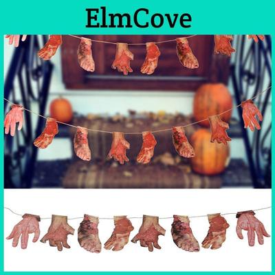 Horrifying Halloween Fake Body Parts Garland For Spooky Party Decorations