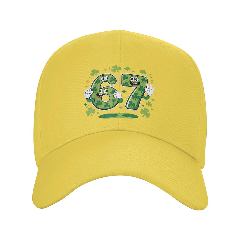 Lucky 6 7 St Patrick-s Day Funny Irish Meme Baseball Cap Kpop Rock Trucker Hat Couple Women Fashion Custom Logo Baseball Caps