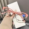 Fashionable Cat Eye Reading Glasses Oversized Frame Ladies Presbyopia Glasses Blue Light Blocking Eye Protection Eyewear