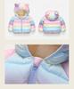 Kinder Kapuzenjacke mit Baumwollfutter - Warmer Cartoon-Print für Jungen & Mädchen im Herbst/Winter