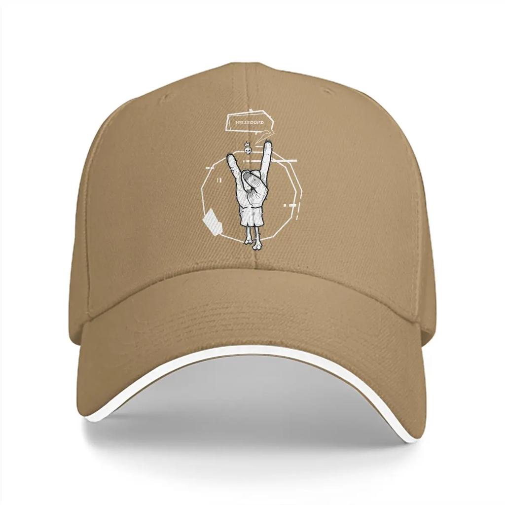 Summer Cap Sun Visor Hellbound Hand Sign Hip Hop Caps Power Of Rock Peaked Hats