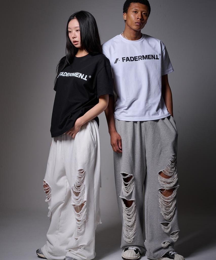 Peideomeonteu Made Scratch Damage Sweatpants (4 Colors)