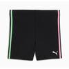 Gym Swimsuit Bottom Black with Pastel Color Accents Woman