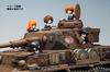 PLATZ 1/35 Scale Girls & Panzer Anglerfish Team Panzer Jacket Figure Set (5 Figures)