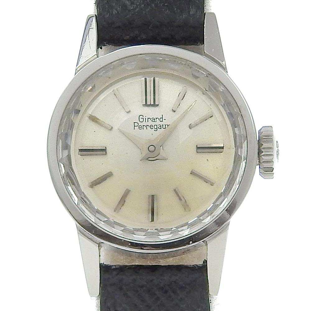 

GIRARD-PERREGAUX Watches 8697A SilverDial Stainless Steel/leather Hand Winding Women Used