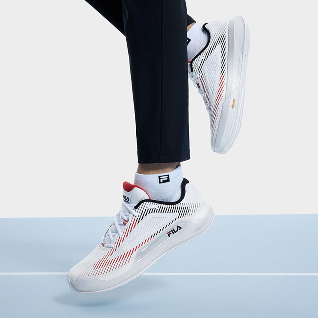 Fila Potenza 2 Fashion Breathable Support Low Top Tennis Shoes Men Sneakers White A12M511503FWT