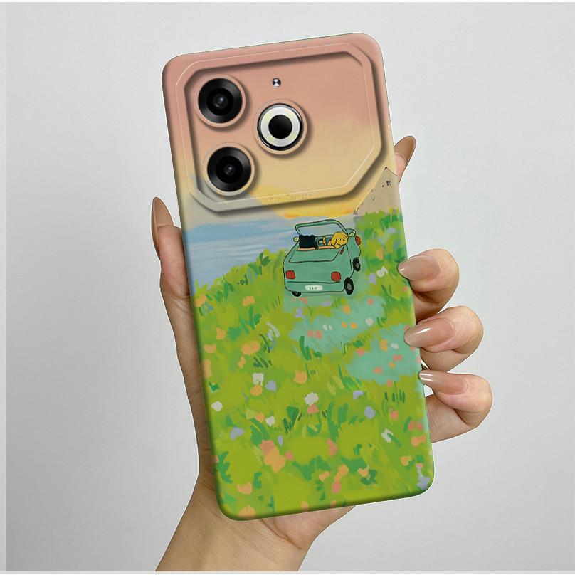 

Чехол Для Tecno Pova 6 Neo Модный Цветок Бабочка Защита от Падений Предотвращение Падений Чехол Для tecno pova6 neo Fundas Coque Tecno Pova 6 Neo