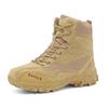 Stivali Tattici Militari da Uomo Taglie Forti 39-46 Forze Speciali Taglio Alto Esercito Combattimento nel Deserto Colore Sabbia Pelle Scarpe da Lavoro