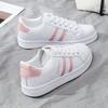 2022 spring and autumn new leather versatile little white shoes women's shell head sports and leisure shoes board shoes flat women's shoes