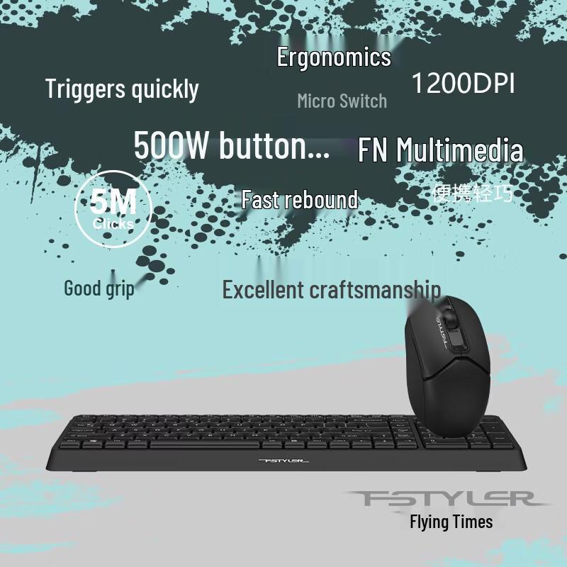 A4TECH F1512 Wired Keyboard and Mouse Combo