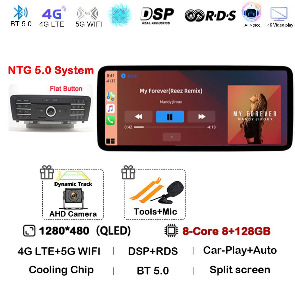 10.25" Android 14 Stereo For Mercedes Benz C Class W205 / GLC-Class X253 / V-Class W446 2014 -2018 Car Radio GPS Multimedia Auto