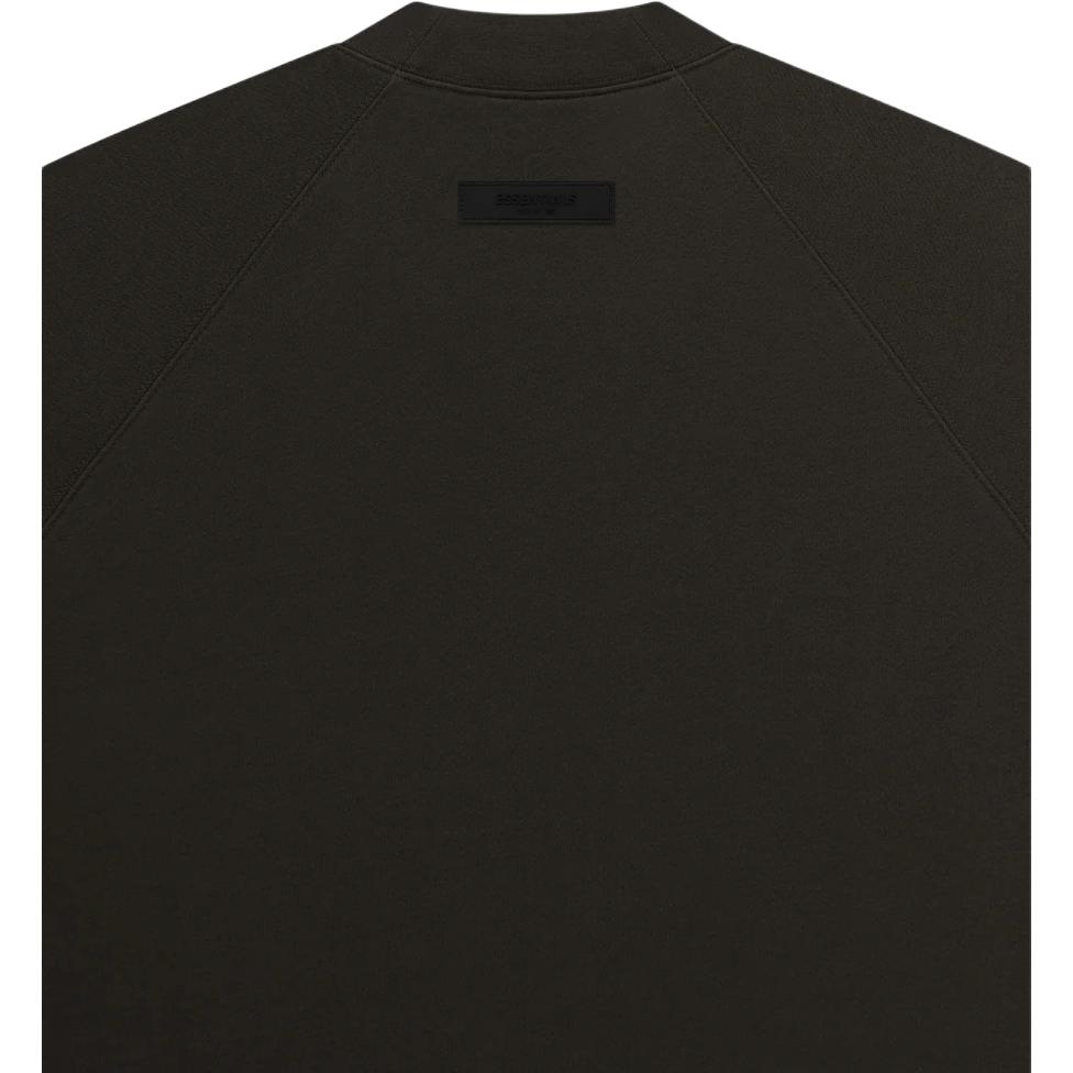 Fear of God Essentials Crewneck Sweatshirt Off Black Men Tops 192BT222040F