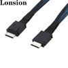 PCIe Oculink SFF-8611 4i To Mini SAS SFF-8611 4i High-Speed Server Cable
