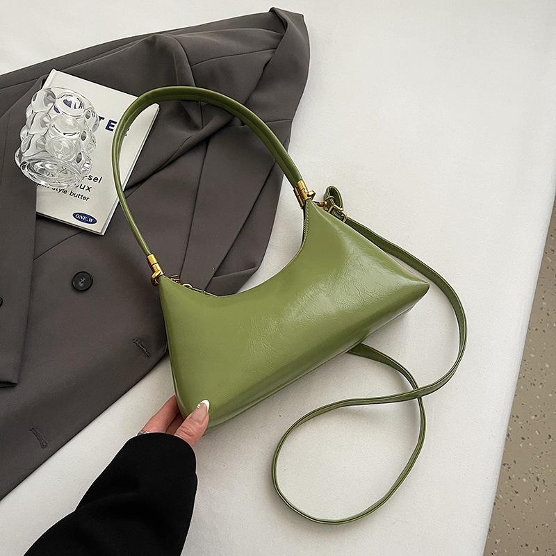 French Niche Underarm Bag Women's 2025 New Spring and Summer Fashion Shoulder Bag High-end Sense Versatile Commuter Baguette Bag