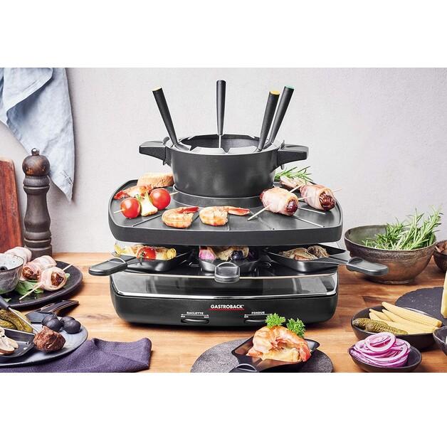 Raclette/fondue Set Gastroback 42567 Set Family and Friends