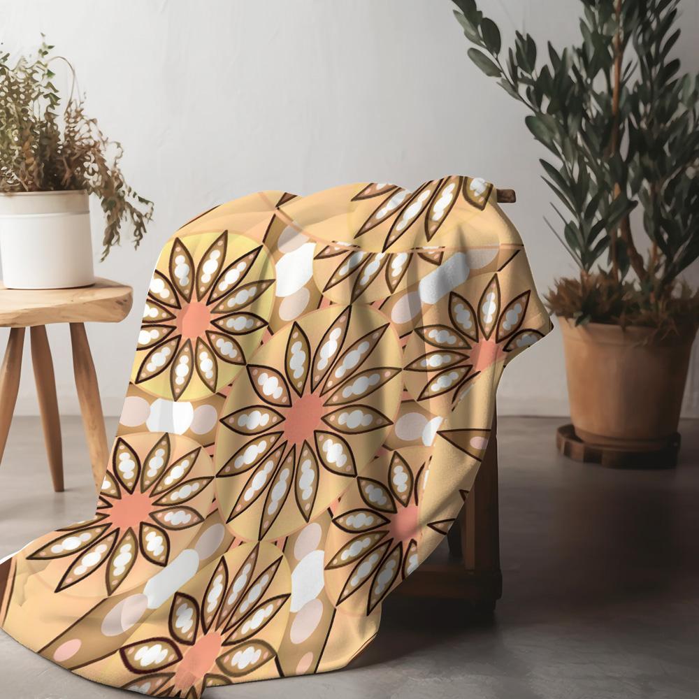 Patterned Blanket Throw Sofa Bed Decorative Throw Blanket for Living Room Bedroom Kids Gift
