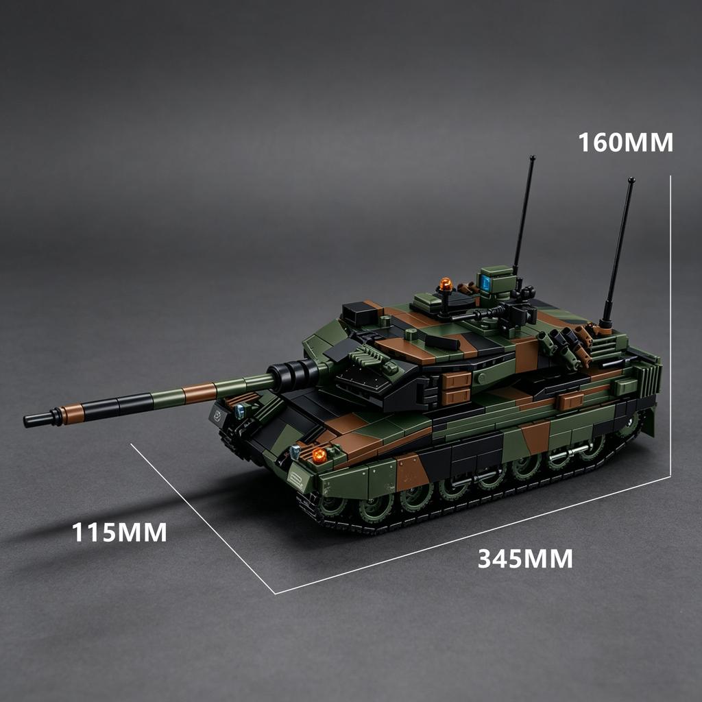 2026 NEW Military Building Blocks LEOPARD 2A6 TANK Set Educational Construction Toy