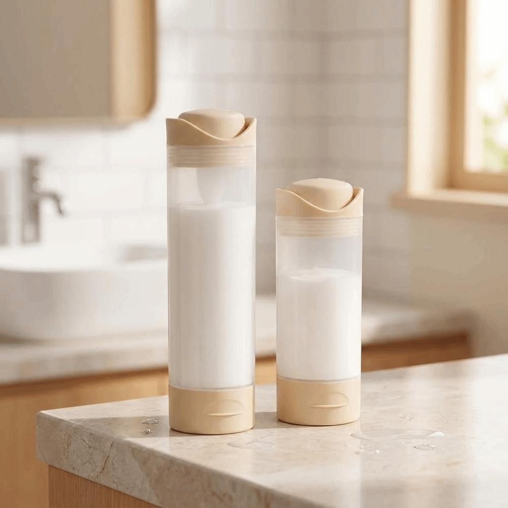 Press Airless Pump Bottle Empty Lotion Packaging Box Convenient Cosmetic Container Travel