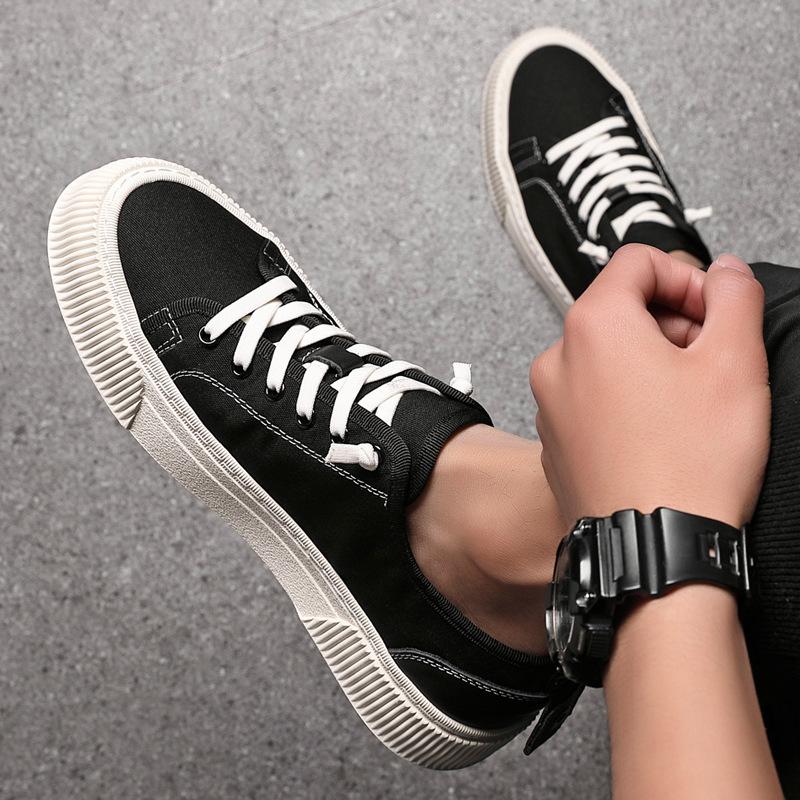 Fashion Arrival Canvas Shoes Men Spring Summer Casual Canvas Shoes For Men Flats Men Shoes Driving Sneakers Men Shoes2024