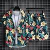 Set Estivo da Spiaggia da Uomo: Set Casual Due Pezzi: Polo a Vestibilità Larga + Pantaloncini
