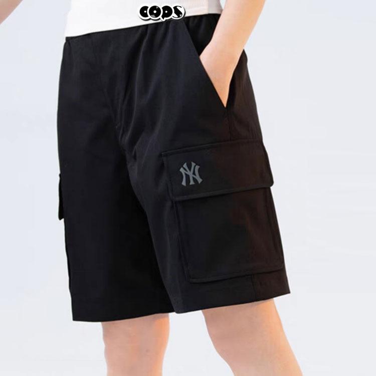 New MLB New York Yankees Cargo Shorts Unisex Black 3ASMB0543-50BKS