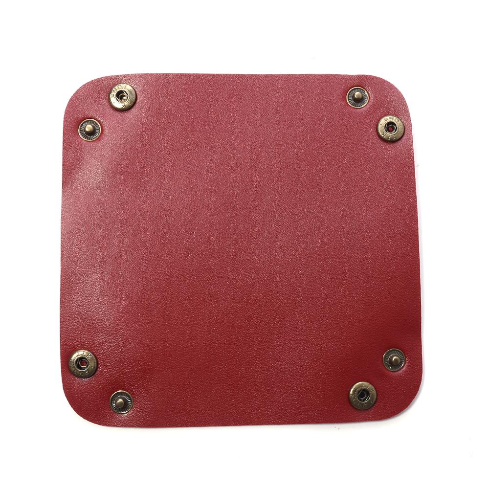 Nordic PU Leather Storage Box Desktop Storage Tray For Home Stuff Cosmetic Jewelry Key Storage Basket Folding Table Organizer