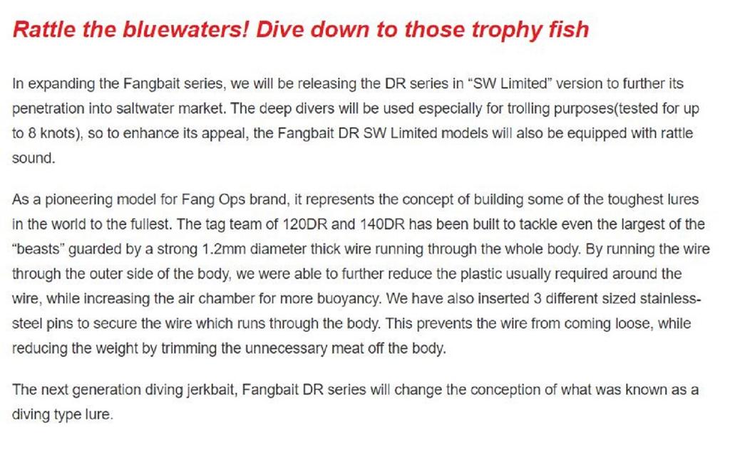 Duo Realis Fangbait 140DR SW Floating Lure AHA0263 (8286)