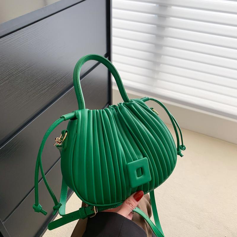 

Дизайнерская сумка 2024 года, новая модная сумка знаменитости на весну/лето, универсальная сумка через плечо на одно плечо, женская сумка зелёный