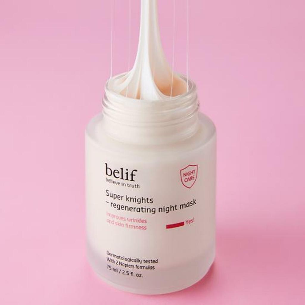 belif Masque de nuit régénérant Super Knights 75 ml