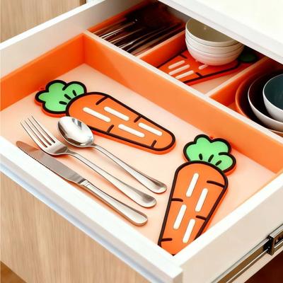 Gemüsetopf Deckelhalter Rutschfest Hitzebeständig Aubergine Karotte Kohl Mais Rettich Küchenarbeitsplatte Topfdeckel Aufbewahrung Trocknungsmatte