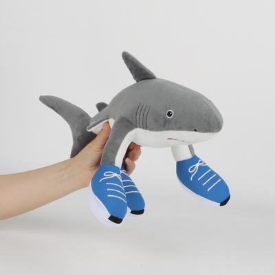 Tralalelo Tralala Shark Plush Doll Stuffed Pillow Toy Cute Plush Sharks Wear Blue Shoes Shark Anime Stuffed Dolls Birthday Gifts