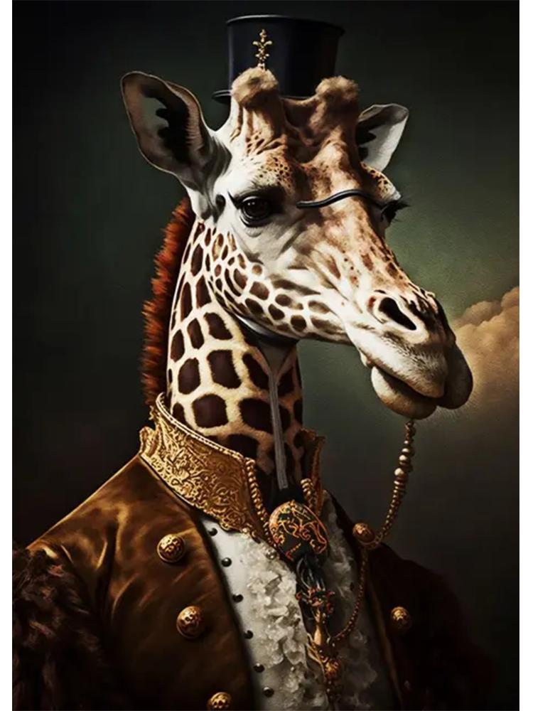 Nowoczesna moda zwierzęca szlachetny rocznik lew tygrys pies niedźwiedź 5DDIY diamentowe malowanie sztuka ścienna obraz dekoracja salonu