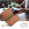 Denior Applicable iPhone11ProMax Magnetic Mobile Phone Leather Case Insert Card Separation Case 7/8Plus Mobile Phone Case