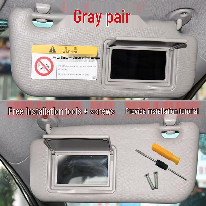 Corolla Sun Visor with Vanity Mirror for 2014-2018 Models - Windshield Sunshade