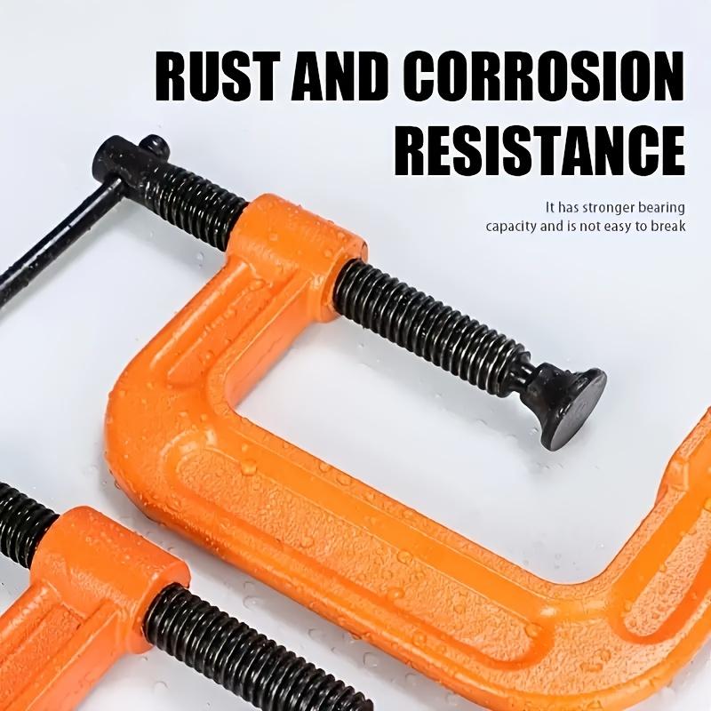 1pc 6" 8" Portable Mounting Heavy-Duty Thickened Adjustable Woodworking Cast Steel C Type G-shaped Clip Clamp