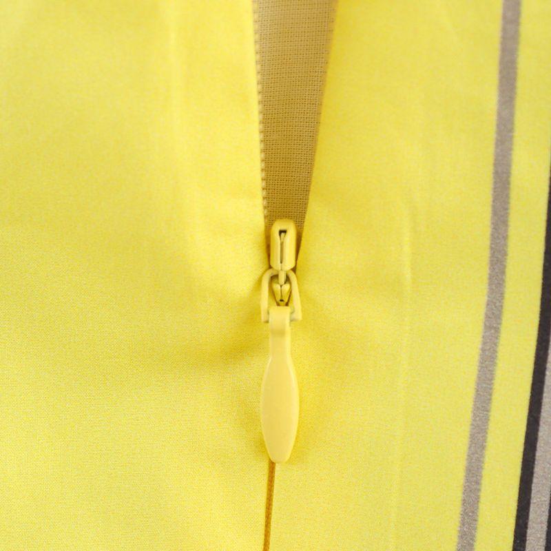 Kaslead New Women Clothes Western Style Fashion Simple Stripe Puffy Lapel Sleeveless Hanging Shoulder Dress