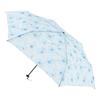 Moonbat Urawaza Slim Leichter Faltbarer Regenschirm mit UV Geeignet für Sonne und Floral Türkisblau 3-Sekunden-Schutz, Regen, 55cm, 10311, Druck,