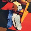 Overdyed Cotton Rag Long Socks
