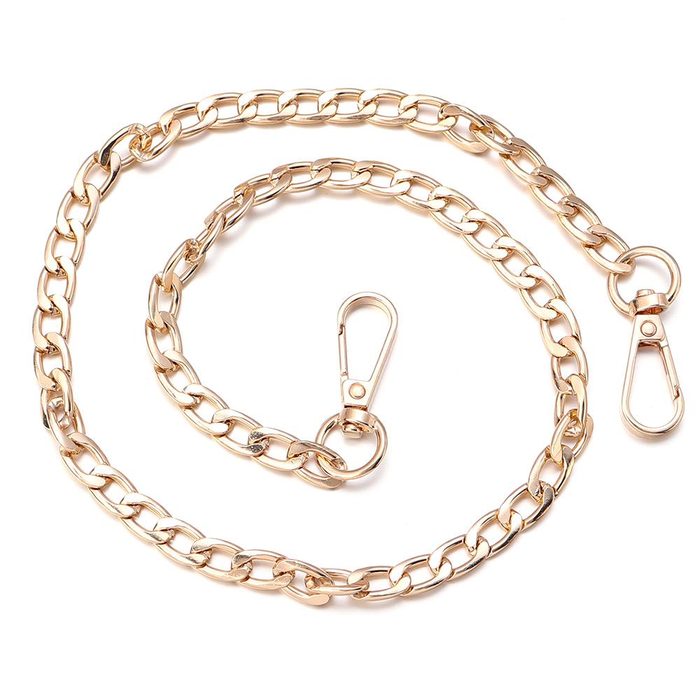 Metal Aluminum Replacement Bag Chain 20/40/80/120cm Women Shoulder strap for bags replace Crossbody chain Bag Accessories