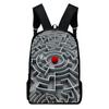 Classic Novelty Cool Maze Pattern Notebook Backpacks Pupil School Bags 3D Print Oxford Waterproof Boys/Girls Laptop Backpacks