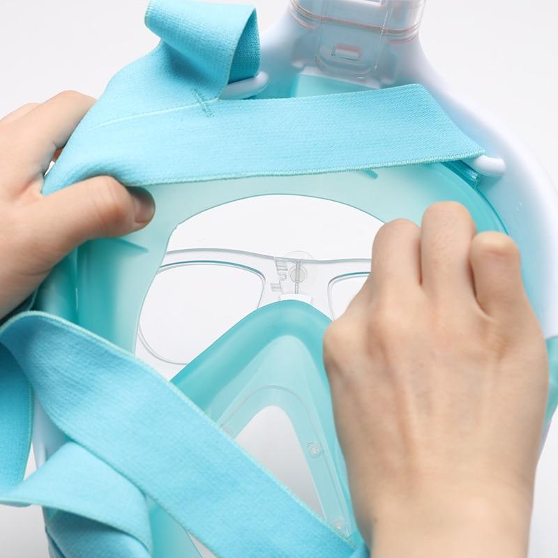 Abnehmbare Tauchmaske, Myopie-Linse, Tauchausrüstung, professionelles Schwimmen, Schnorchelmaske, Linse unter Wasser, 150°-600° optional