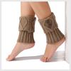 Buttons Crochet Knitted Leg Warmer Thermal Boot Cover New Short Leg Warmers  Autumn Winter