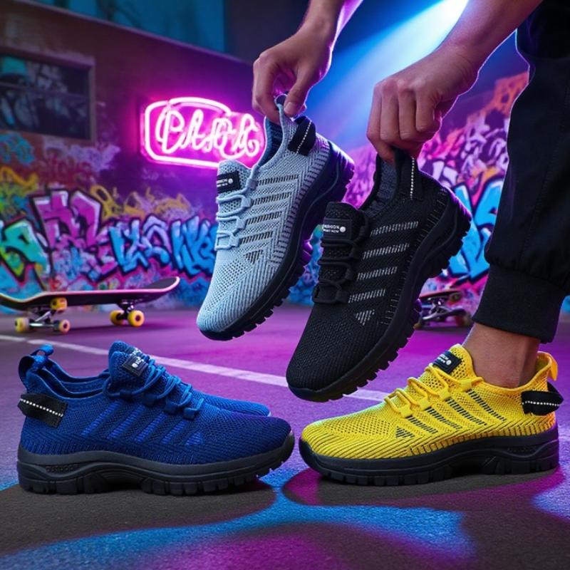 Men's Running Shoes Omfortable Lightweight Unique Mesh Design Sneakers Super Light Dry Outdoor Adventure Tennis Shoes for Men