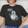 Graphic Printed Seal Of Approval T Shirt For Unisex 100 Cotton Tshirts Short Sleeve Tops