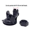 Universal 15-16mm Ball Head Camera Mount with Glass Tile Suction Base